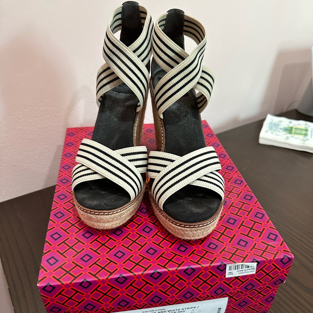 Tory Burch Frieda 100mm Espadrille (sized 9.5 but run like 9 or 8.5)